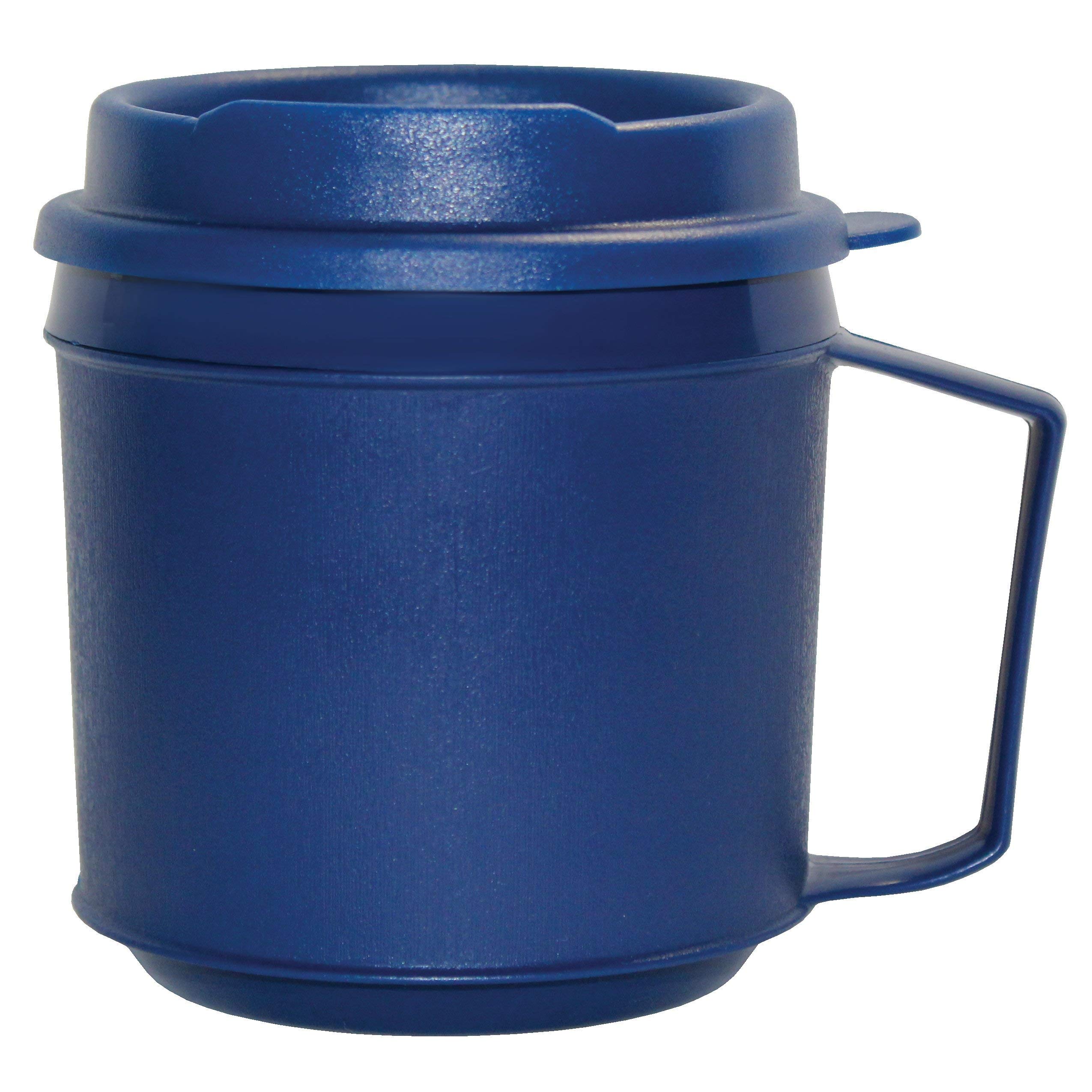 Rehabilitation Advantage Insulated Plastic Mug with Tumbler 8 Ounces, Blue  | eBay