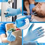 ViraCare Blue Vinyl Gloves Medium 1000pk Latex Free Powder Free Non-Sterile view 5