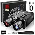 VISIOGEAR Night Vision Goggles - Eagle 4K Night Vision Binoculars for Adults, Dual Modes Binoculars with 5000mAh Battery, 32GB SD Card Included for Adventure and Surveillance, Black