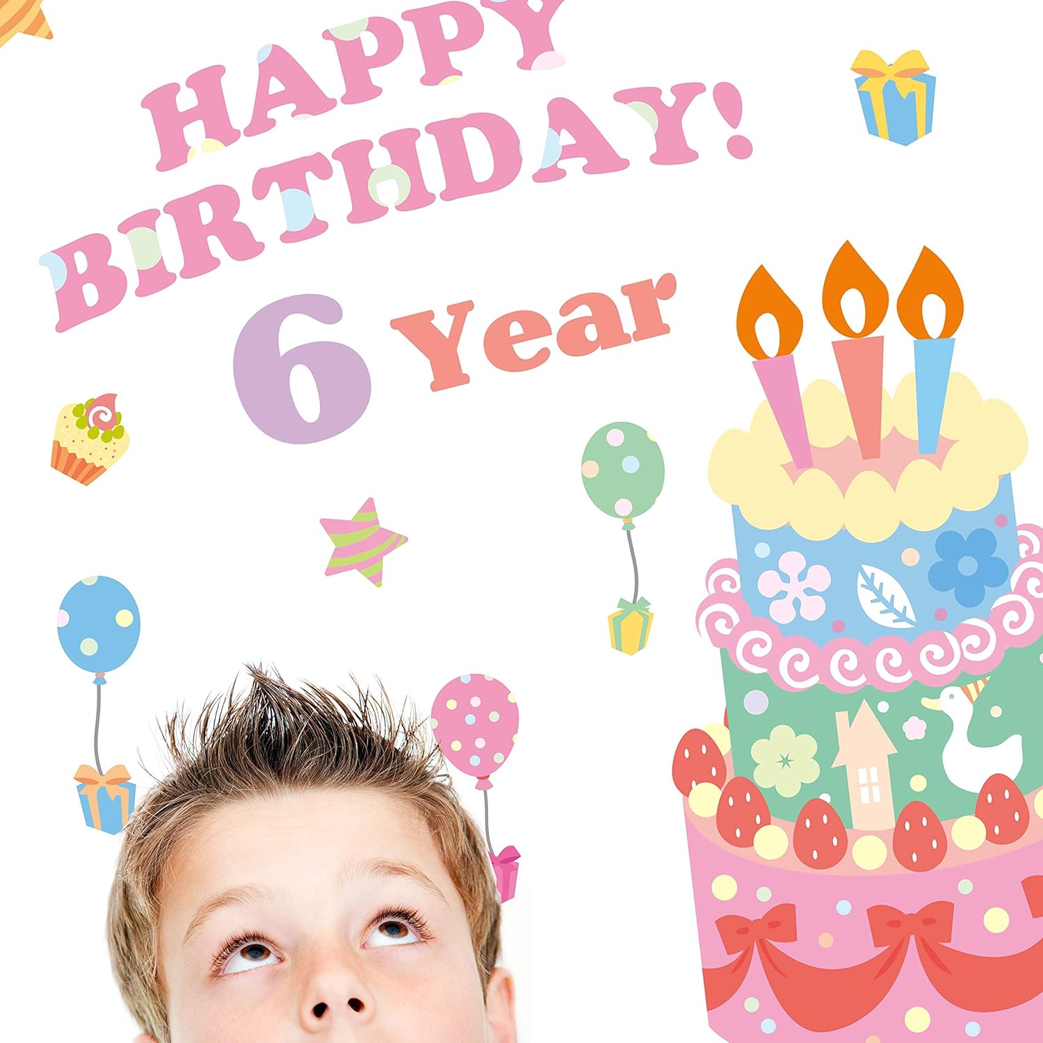 Amazon Co Jp ウォールステッカー 選べる ハーフバースデー 誕生日 飾り バースディ バースデイ 飾り付け 女の子 1歳 2歳 1 2 100日 かわいい おしゃれ 数字 子供 パーティー お祝い プレゼント ギフト ハーフバースデー ホーム キッチン