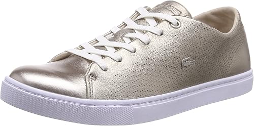 lacoste sneakers gold