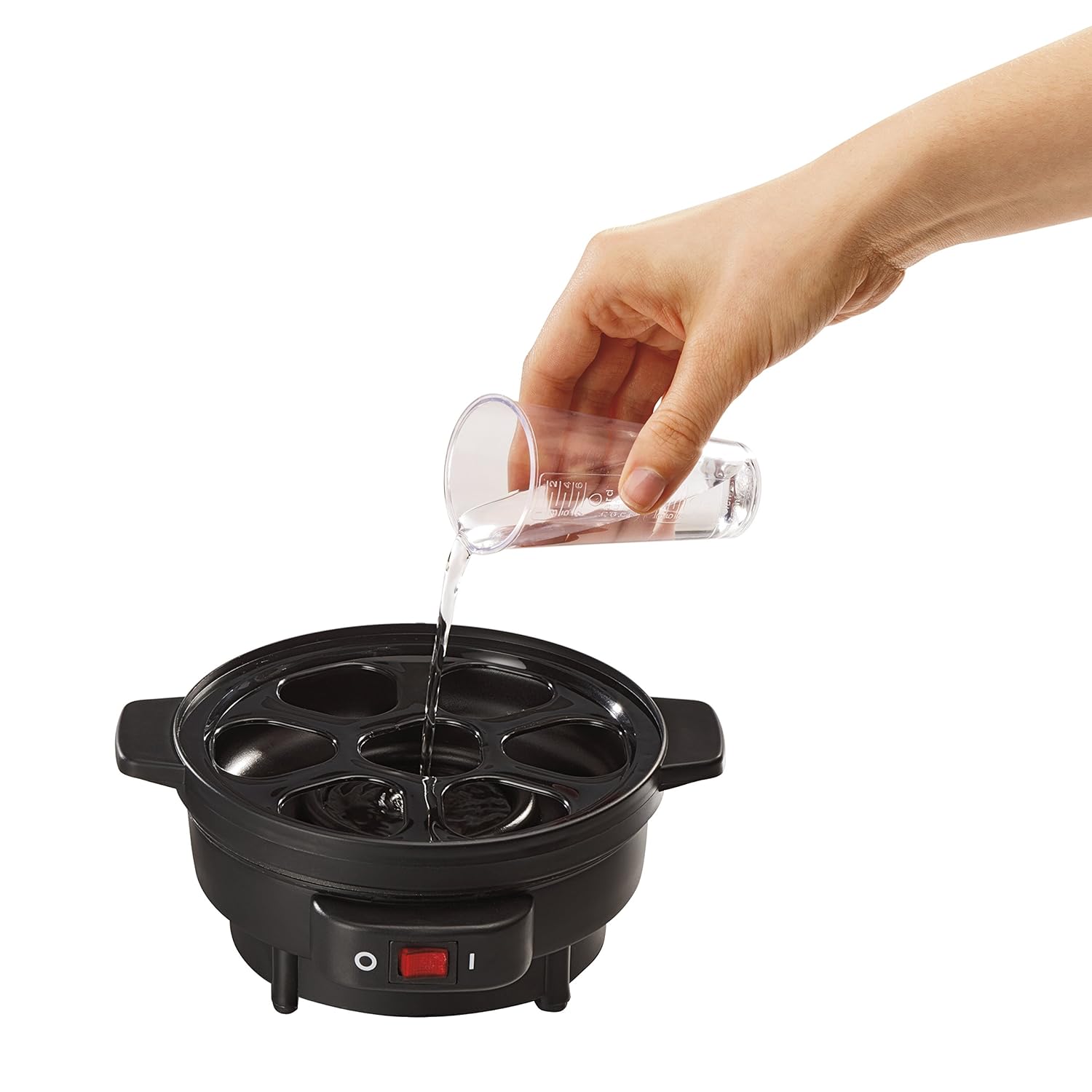 Hamilton Beach 25500 7 Egg Cooker with Built – Hard Anodized Cookware Set