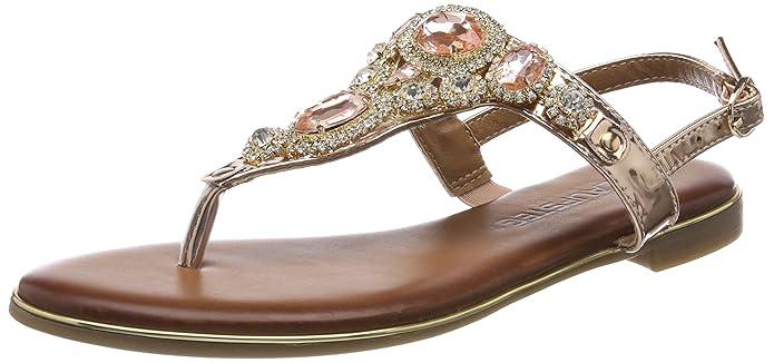 Laufsteg München Damen Fs181001 T-Spangen Sandalen