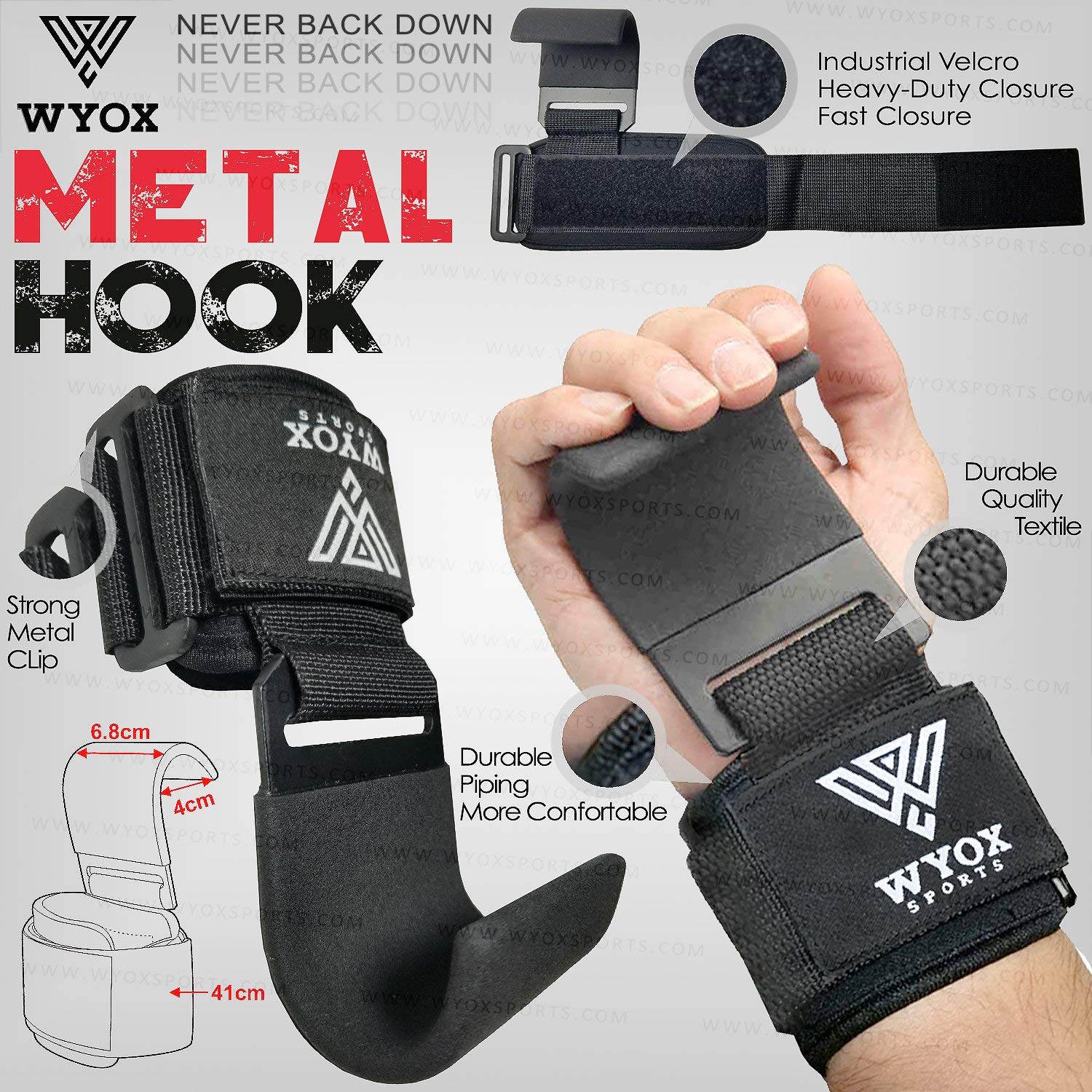 weightlifting wrist hooks
