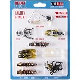 Rebel Family Fishing Kit - Live Flex Soft Plastics