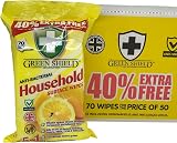 Greenshield Antibac Household Surface Wipes Box 70 Wipes Each Pack Of 12 view 1