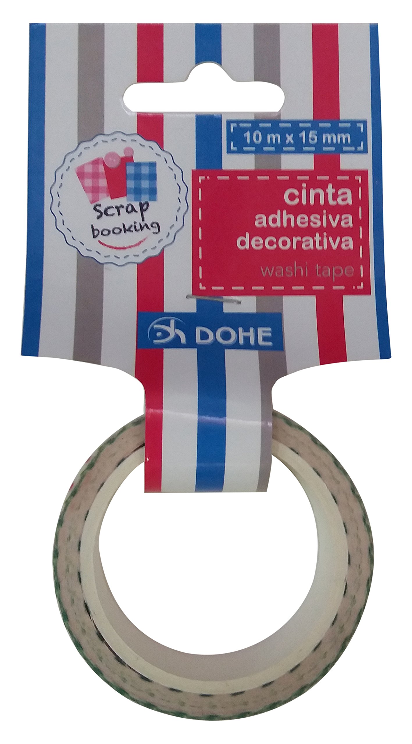 Dohe 18061 Decorative Ribbon Dots, Multicoloured