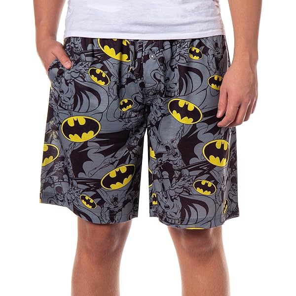 DC Comics Mens Batman Swimming Trunks Black Size Large | Amazon.com