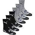 PUMA Boys' 6 Pack Crew Cut Socks