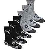 PUMA Boys' Crew Socks (6-Pack)