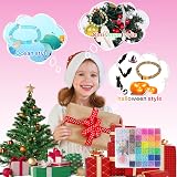 Moyofree 6380Pcs Clay Beads Kit 28 Colors Heishi Polymer Spacer Beads view 5