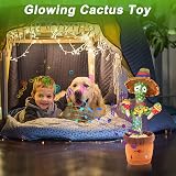 ARIEL-GXR Dancing Cactus Plush Toy - Sings, Talks, Repeats, USB Charging, Kids view 7