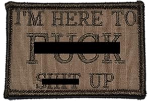 TACTICAL GEAR JUNKIE I'm Here to F S Up - 3x2 Patch - Coyote Brown