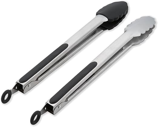 Amazon Com Spring Chef Kitchen Tongs Salad Tongs With Stainless