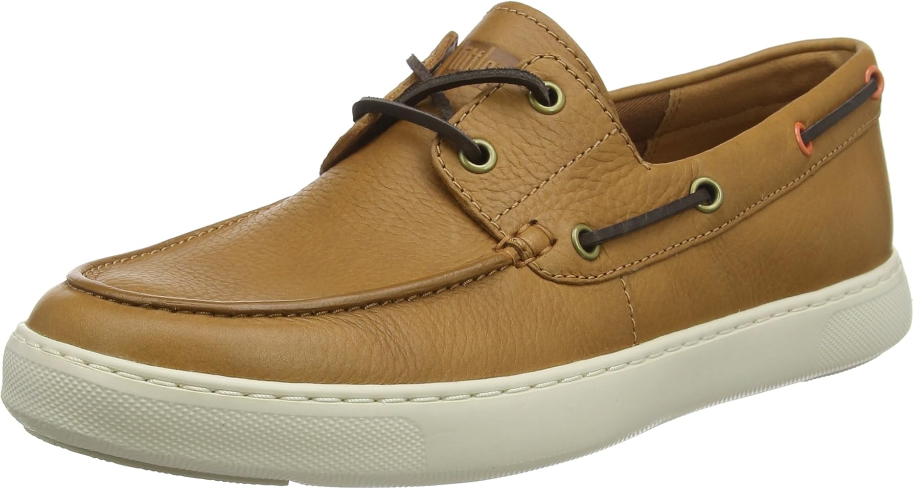 light tan boat shoes