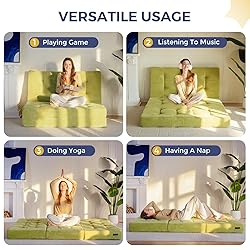 MAXYOYO Tri-Fold Mattress, 6 Inch Tufted Folding
