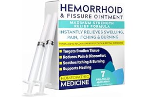 TERRAMED JUST THINK COMFORT Hemorrhoid Treatment | Hemorrhoid Ointment | Hemorrhoid & Fissure Ointment | 7 Pre-Filled Applicators | Fast & Effective Relief | Reduces Swelling, Itching & Discomfort | Advanced Formula