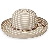 Wallaroo Hat Company Women’s Breton Sun Hat – UPF 50+ UV Sun Protection, Packable, Travel-Friendly, Adjustable, Medium Size