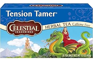 Pack of 2 x Celestial Seasonings Herbal Tea - Tension Tamer - Caffeine Free - 202