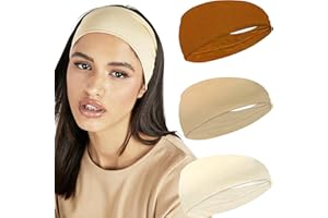 JOYOYO Unisex Headbands for Women's Hair Soft Stretchy Fabric Kylie Head Band Bandeaux Hair Accessories for Workout Gym Yoga Hair Band,100% Pure Cotton