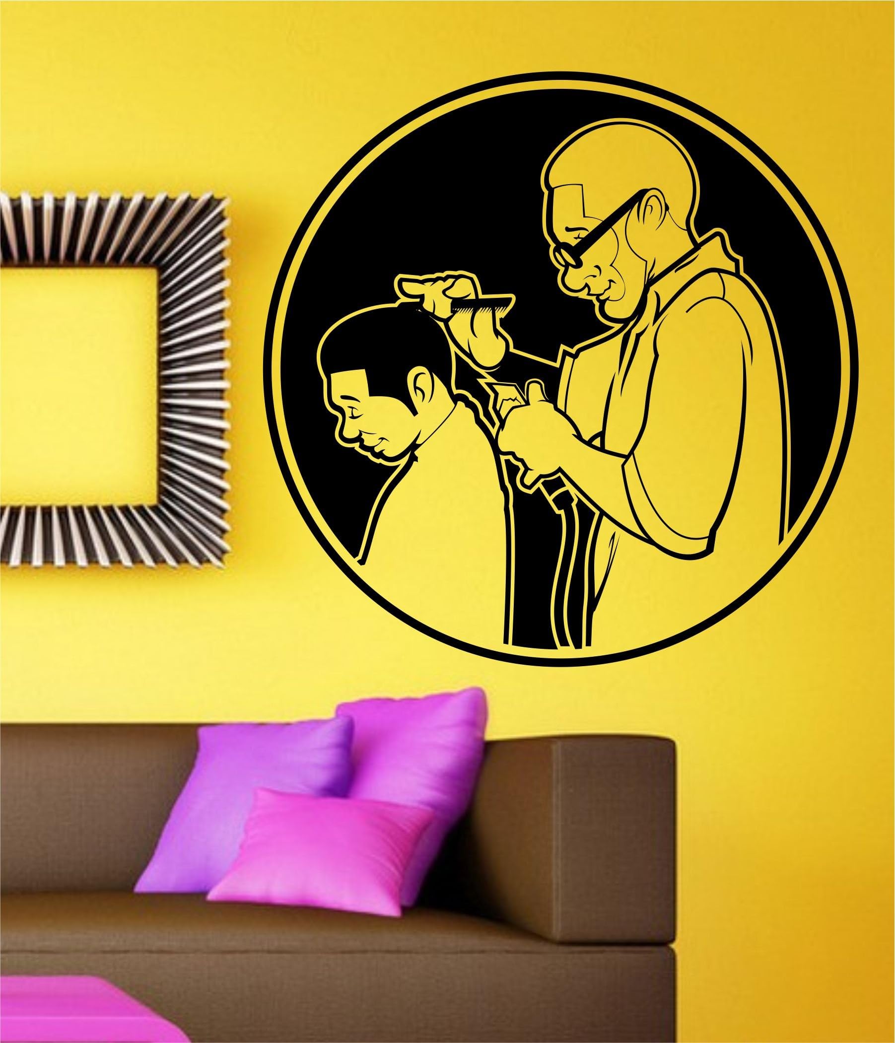 Barber Version 101 Barbershop Vinyl Wall Decal Sticker Car Window Truck Decals Stickers Quote