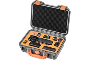 STARTRC PHOTO OSMO Pocket 3 Case, Waterproof Hard Case for DJI Osmo Pocket 3 Creator Combo, Portable Carrying Storage for DJI
