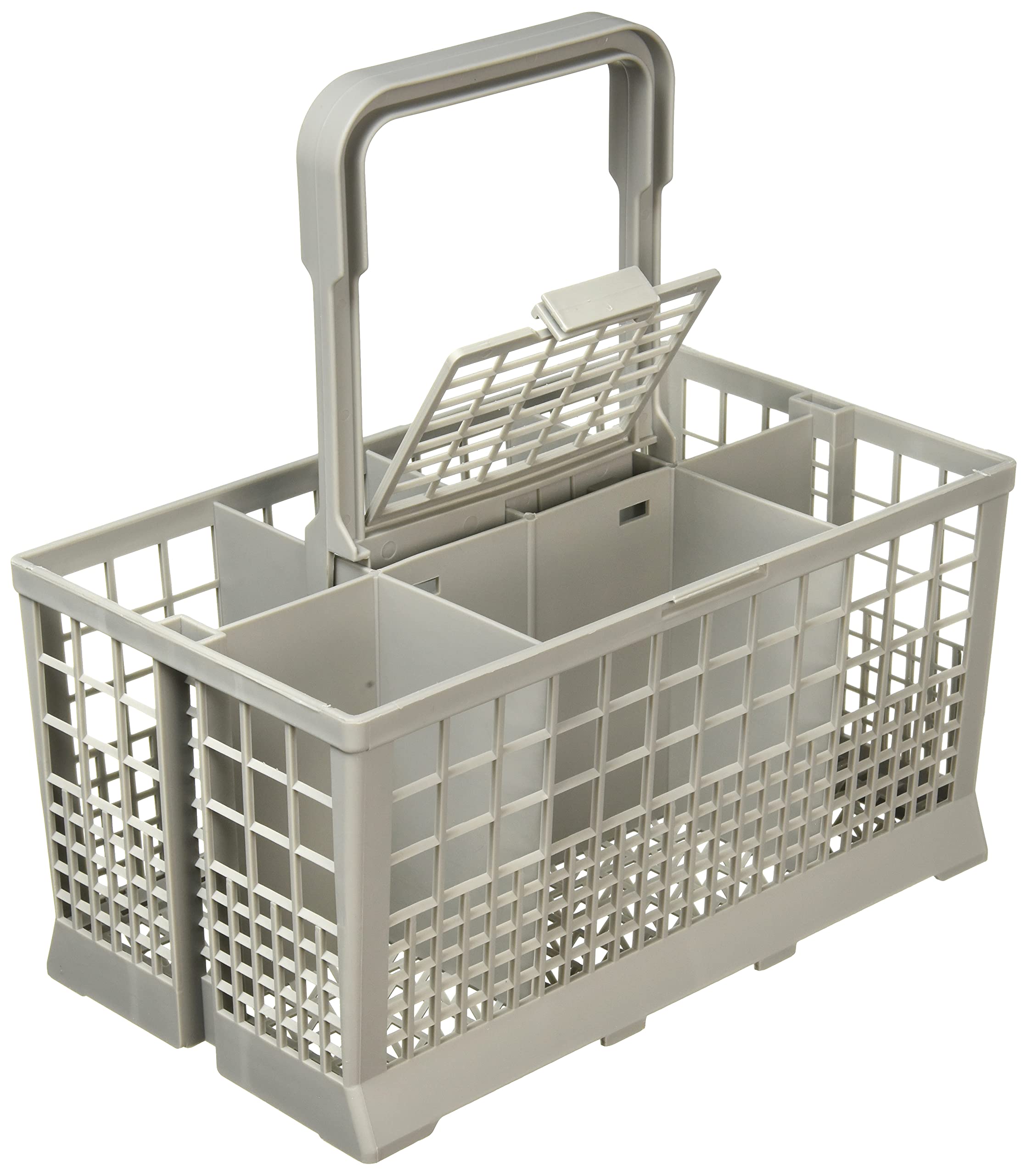 Paxanpax PLD001 Cutlery Basket Fits brands: BHS Group, Neff, Siemens, Gaggenau Dishwasher, Grey, 24 x 13.5 x 12.5 cm