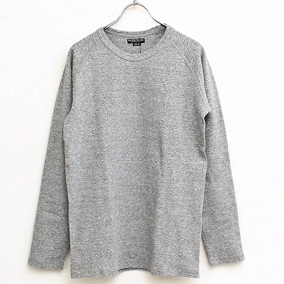 Amazon メンズ インナー アウトオブサイト クルーネック 長袖 Tシャツ カットソー 肌着 厚手 無地 96 Blh761 グレー Tシャツ カットソー 通販