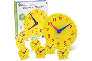 Learning Resources LER2102 Classroom Clock Kit