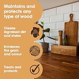 Furniture Clinic Wood Oil Kit 250ml Danish Oil & Cleaner + Accessories view 2
