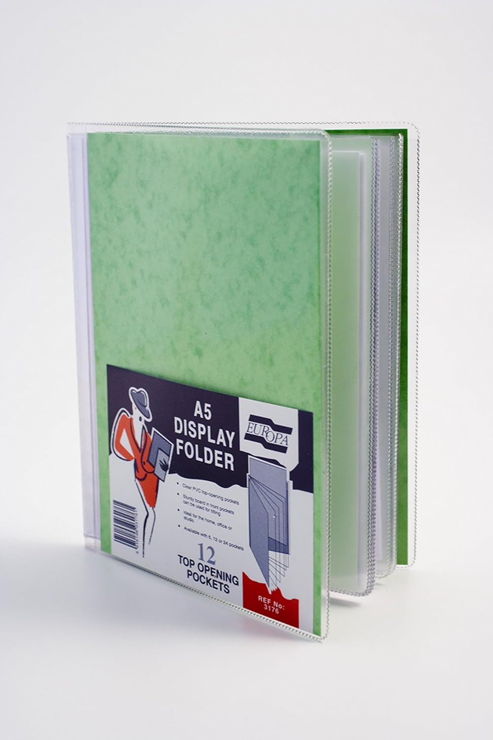 Europa PVC Display Folder, 230 x 184 mm, 300 micron cover, A5