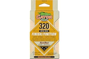 GATOR Premium Super Sanding Sponge, 320 Grit