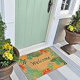 Liora Manne Natura Door Mat - Novelty Designs, Durable Natural Coir & Vinyl Back, Long Lasting Color, Foyers, Porches, Patios
