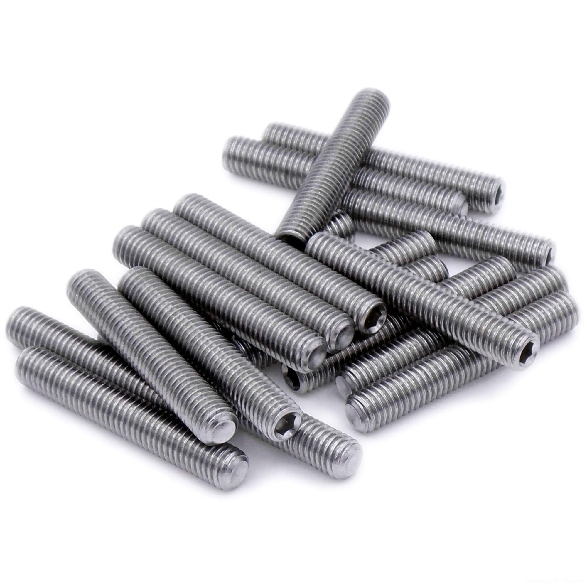 M4 (4mm x 16mm) Hex Socket Grub Screw (Cup Point) - Stainless Steel (A2) (Pack of 20) โ image 1