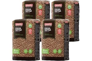 Yarmarka Farm Rosted Buckwheat Groats 700g/1.54lb Non GMO, Kosher, Diet Friendly (Pack of 4)