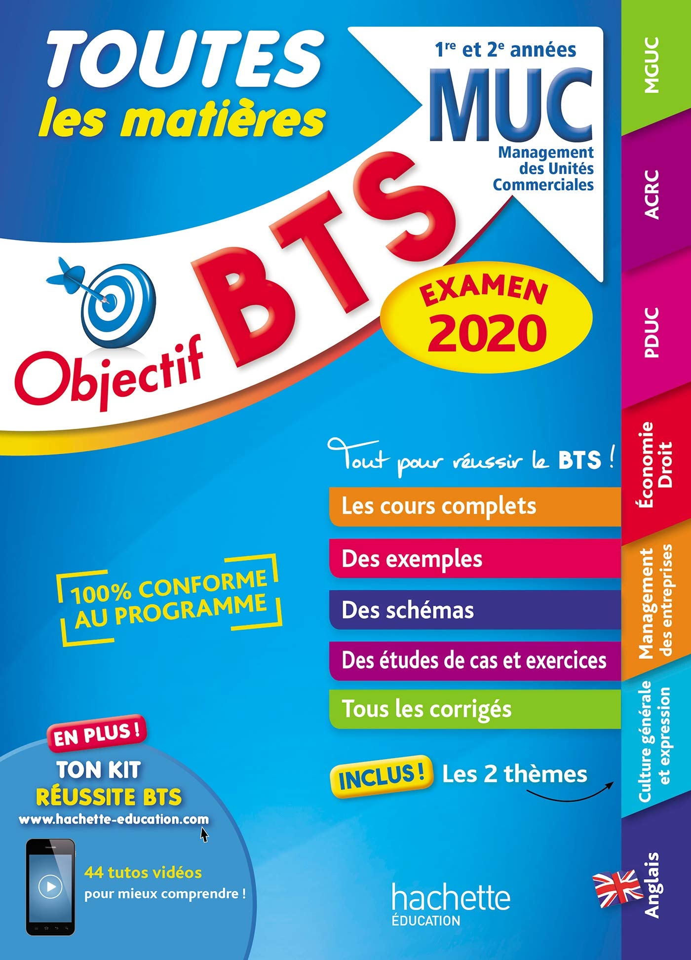 Objectif Bts Muc 2020 Toutes Les Matieres Amazon Fr Bonnefous Bruno Geronimi Marc Broutin Jean Pierre Dherin Emilie Denis Corinne Liard Armelle Seguy Masson Severine Bloch Nicolas Livres