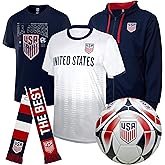 Icon Sports Official Soccer National Team Ultimate Fan Pack - Unisex Adult - Jacket, T-Shirts, Scarf & Soccer Ball