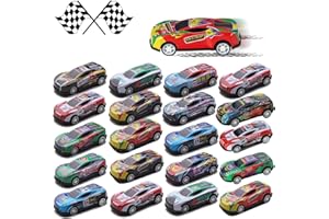 iFunLong 30 Pack Pull Back Cars for Kids, Mini Cars Toy Bulk Party Favor Race Cars Toys, Bulk Small Pull Back Car Toys for Treasure Box, Goodie Bag Stuffers, Pinata Fillers for Boys Girls Toddlers