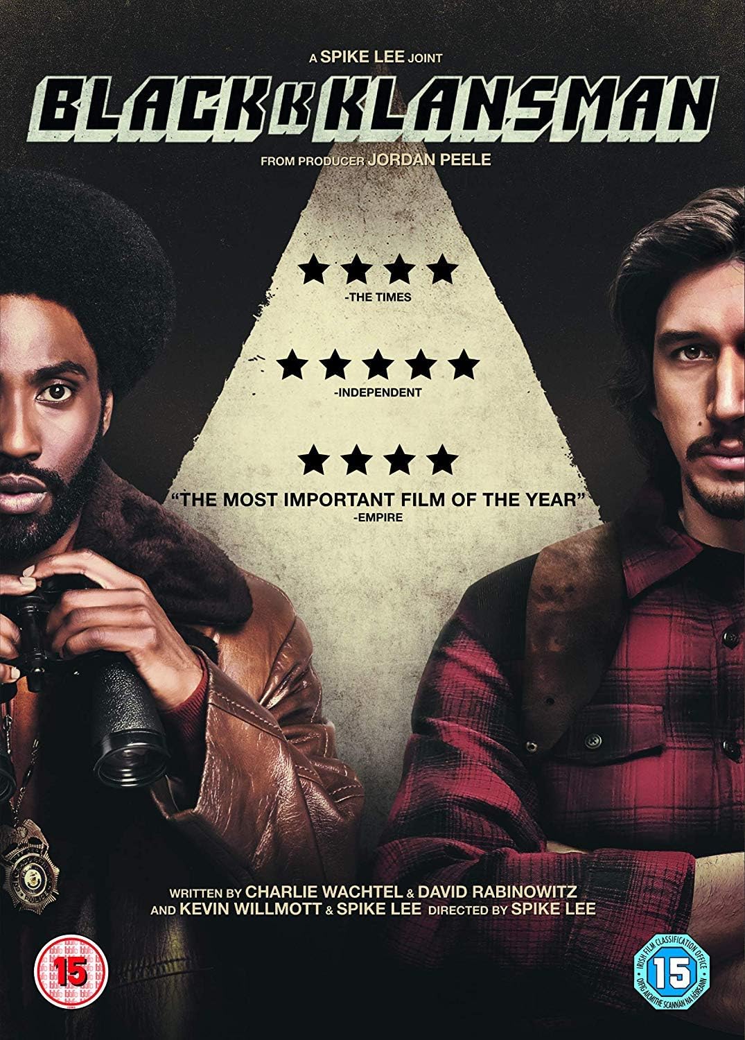 Blackkklansman Dvd 2018 Amazoncouk Adam Driver Ashlie