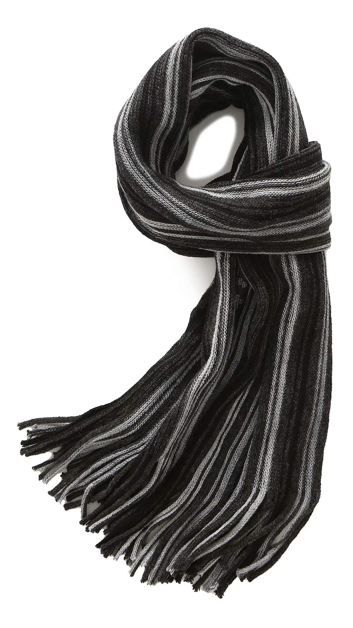 Fancy Stitch Women/Men's Winter Rib Stripe Knitted Wool Scarf Fancy Stitch Women/Men's Winter Rib Stripe Knitted Wool Scarf