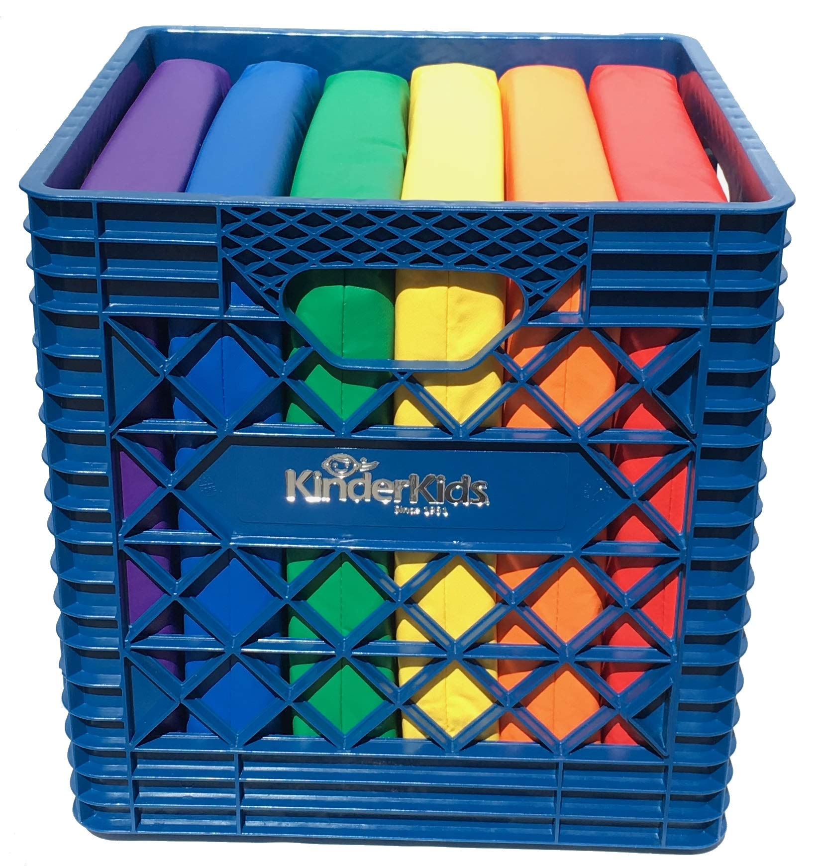 KinderMat, Kindercrate, Blue, 6 Pack of 13.5