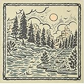 GT BANDANA 22"x22" Vintage Cowboy Cotton Bandana Multi-Purpose Headbands