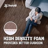 Yes4All Interlocking Floor Mats Border Oak Wood Dark 12 Tiles 12 ft² view 7