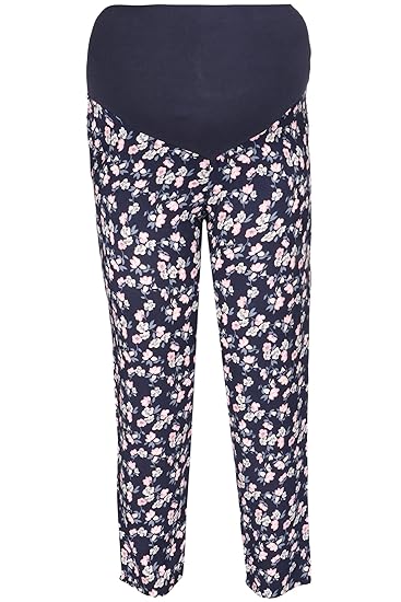 Royal Blue Floral Print Maternity Pyjama