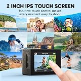 AKASO EK7000 Pro 4K Action Camera Touch Screen EIS Waterproof 131FT w/ view 7