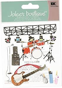 Amazon.com: Jolee's Boutique Themed Ornate Stickers, Concert
