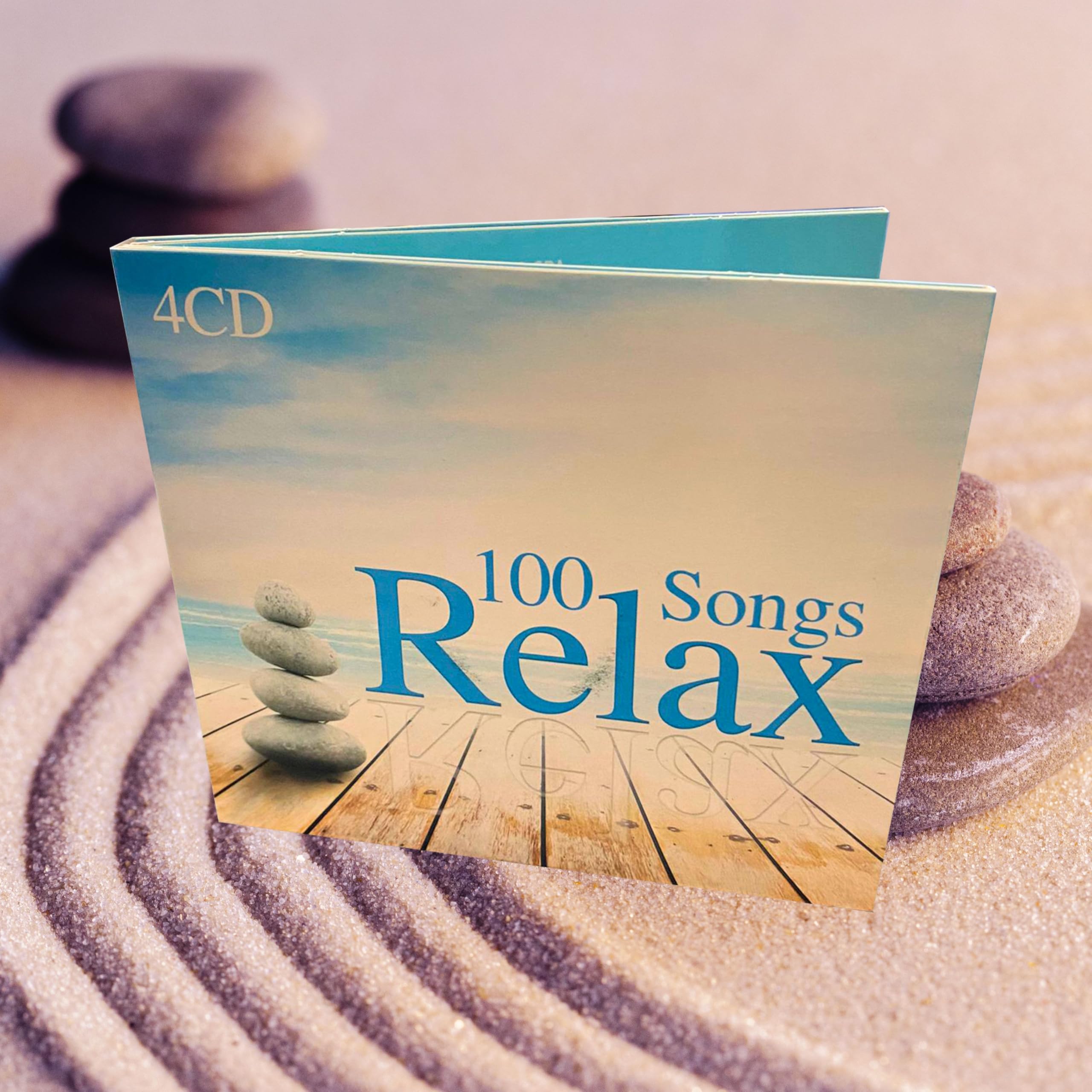 Photo 1 of 100 Songs Relax - Instrumental Relaxing Music, Nature Sounds, Lounge, Chillout, Spa and Meditation Music [4CDs]
