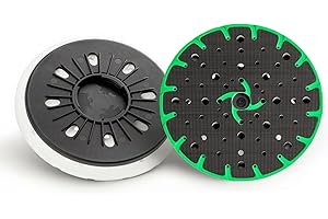 Husbra Enetics Upgraded Sander Pads 202463 6 Inch (150mm) Hard Sanding Pads 1 Pack, Compatible with Festool RO 150 FEQ Sander (Hard Sanding Pad-202463, 1)