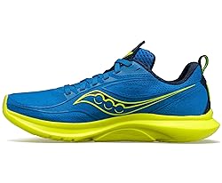 Saucony Women's Kinvara 13 Sneaker, Blue/Yellow, 5
