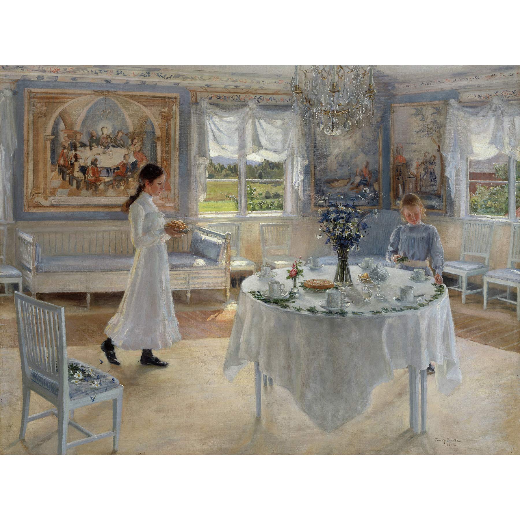Fanny Brate A Day Of Celebration Extra Large Wall Art Print Premium Canvas Mural